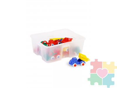 Игровой набор Спецтехника / 28 мини-машинок в системе хранения Игротека