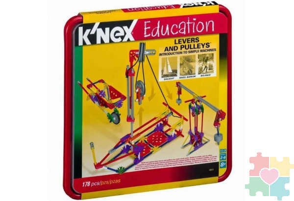 Конструктор образовательный K'NEX Education "Изучение основ машин: Рычаги и ролики"