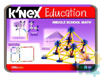 Конструктор образовательный K'NEX Education "Математика, Алгебра, Геометрия: Средняя школа"
