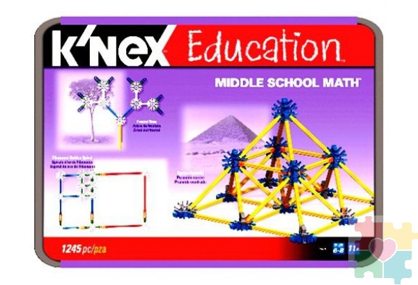 Конструктор образовательный K'NEX Education "Математика, Алгебра, Геометрия: Средняя школа"