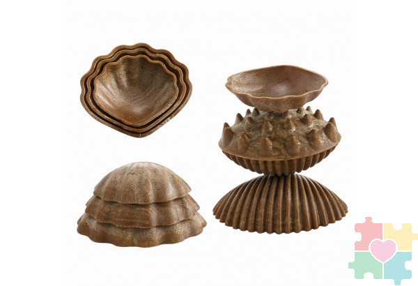 Ракушки морские (тактильные) Эко (36 шт.)