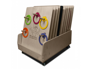 Монтессори игровая панель Кольцеброс (малая)