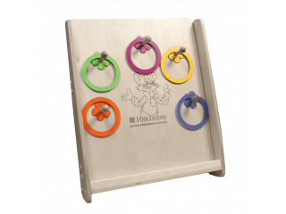 Монтессори игровая панель Кольцеброс (малая)