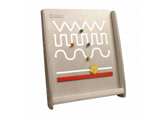 Монтессори игровая панель Движение по прорези (малая)