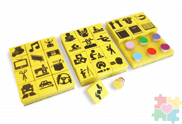 Игровой набор карточек "Альтернативная коммуникация" - Распорядок дня. Групповой