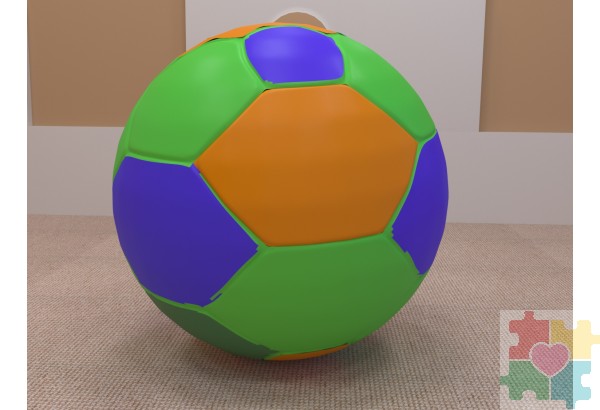 Игровой мягкий модуль Мяч цветной сенсорный