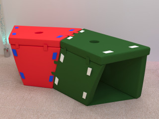 Мягкий модульный комплекс 2 секции