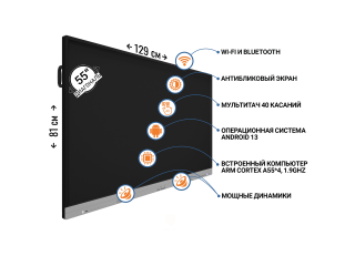 Интерактивная панель "New Touch 55" (4Gb RAM + 32Gb ROM)
