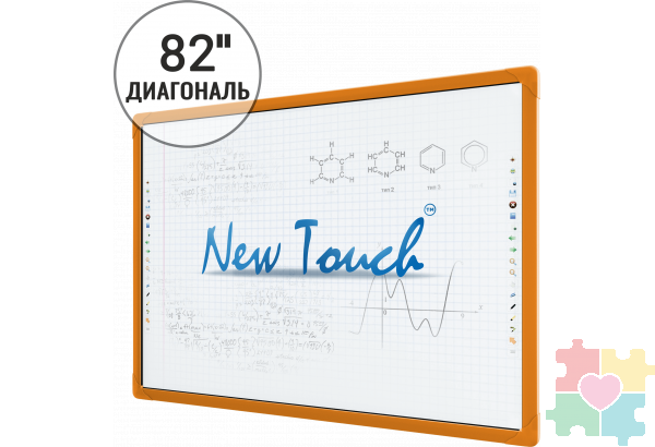Интерактивная доска для детского сада "New Touch Kids" (Orange)