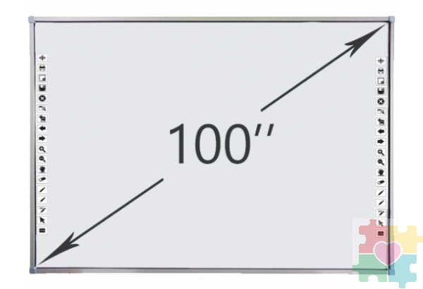 Интерактивная доска DigiTouch с диагональю 100"