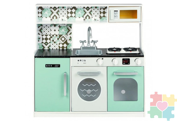 Детская деревянная игровая кухня "Хайди Стайл" (с электроплитой)