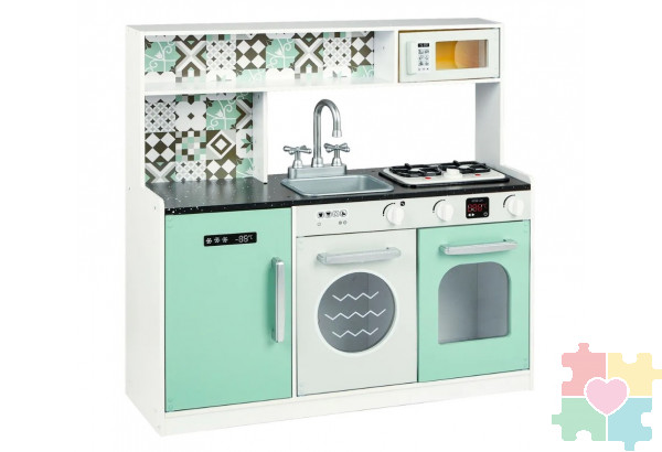 Детская деревянная игровая кухня "Хайди Стайл" (с электроплитой)