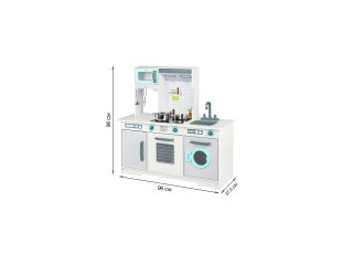 Детская деревянная игровая кухня "Блуми Стайл" с 4 предметами посуды