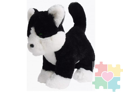 Мягкая игрушка Чёрно-белый котёнок, 27 см