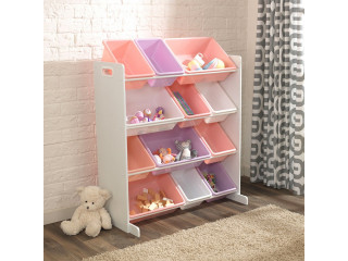 Система для хранения с 12 контейнерами KidKraft, цв. Белый