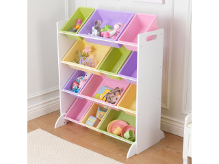 Система для хранения с 12 контейнерами KidKraft, цв. Белый