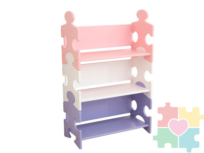 Система хранения "Пазл", пастель (Puzzle Bookshelf - Pastel)