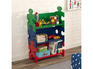 Система хранения "Пазл", яркий (Puzzle Book Shelf - Primary)
