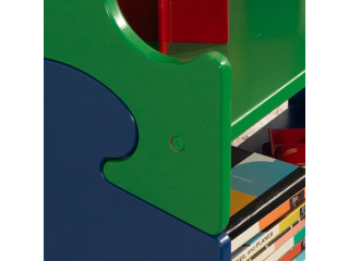 Система хранения "Пазл", яркий (Puzzle Book Shelf - Primary)