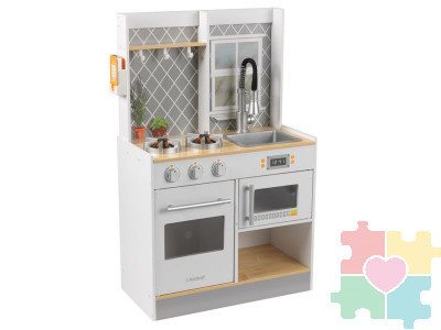 Игровая кухня "Давай играть", цв. Серый