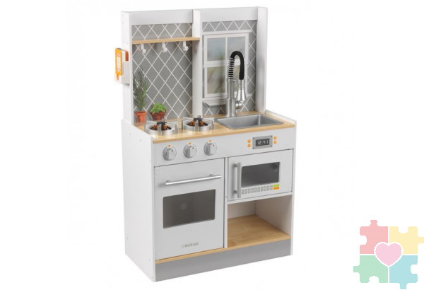 Игровая кухня "Давай играть", цв. Серый