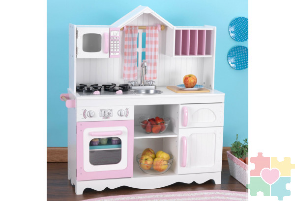 Игровая кухня для девочки из дерева "Модерн" (Modern Country Kitchen)