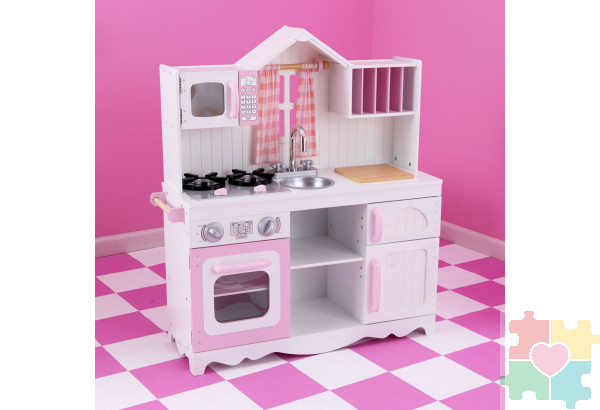 Игровая кухня для девочки из дерева "Модерн" (Modern Country Kitchen)