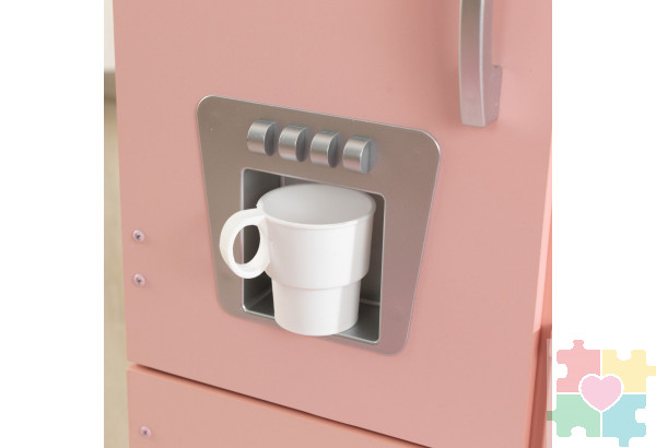 Кухня детская из дерева "Винтаж", цвет Розовый (Pink Vintage Kitchen)