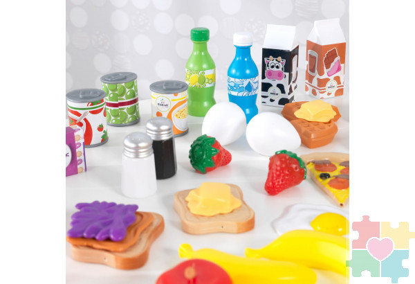 Набор еды "Вкусное удовольствие", 115 элементов Набор еды "Вкусное удовольствие", 115 элементов