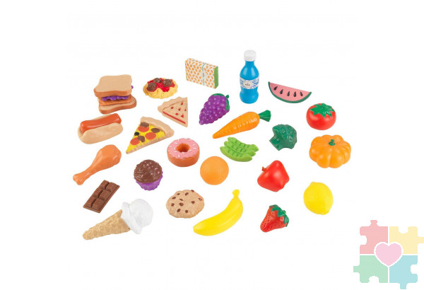 Набор еды "Вкусное удовольствие", 30 элементов