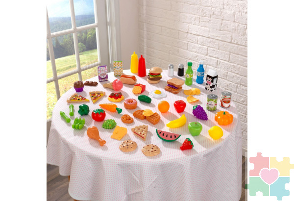 Набор еды "Вкусное удовольствие", 65 элементов