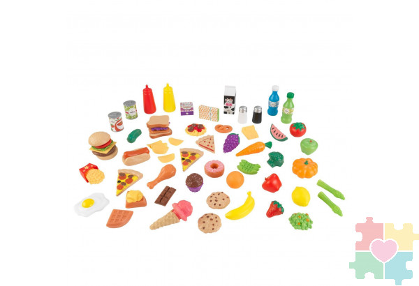 Набор еды "Вкусное удовольствие", 65 элементов