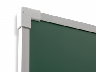 Двухэлементная(Л) магнитная полимерная школьная доска 3000х1000 (меловая)