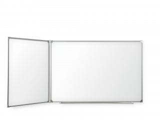 Двухэлементная(Л) магнитная полимерная школьная доска 3000х1000 (маркерная)