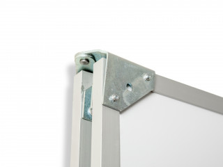 Двухэлементная(Л) магнитная эмалированная школьная доска 2250х1000 (маркерная)