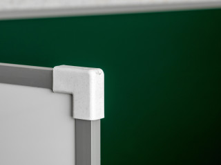 Двухэлементная(Л) магнитная полимерная школьная доска 2700х1200 комбинированная(мел\маркер)