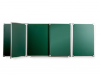 Пятиэлементная магнитная полимерная школьная доска 3400х1000 (меловая)