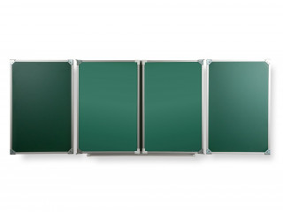 Пятиэлементная магнитная полимерная школьная доска 3400х1200 (меловая)