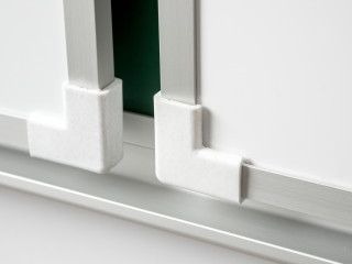 Пятиэлементная магнитная полимерная школьная доска 3000х1200 комбинированная(мел\маркер)