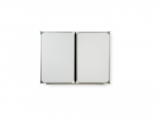 Пятиэлементная магнитная полимерная школьная доска 3400х1000 комбинированная(мел\маркер)