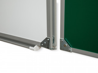 Пятиэлементная магнитная полимерная школьная доска 3400х1000 комбинированная(мел\маркер)