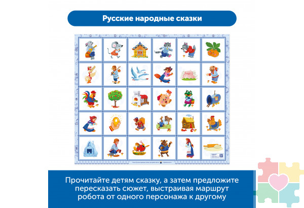 Комплект тематических полей "Чудеса России" для робота Ботли