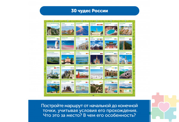 Комплект тематических полей "Чудеса России" для робота Ботли