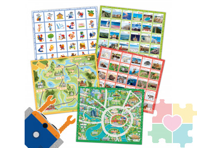 Комплект тематических полей "Чудеса России" для робота Ботли