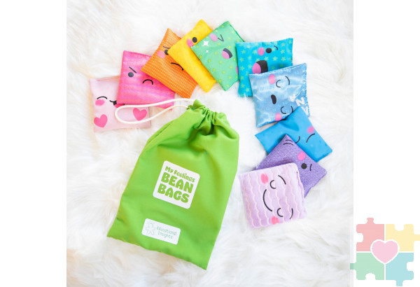 Развивающая игрушка "Подушечки.Изучаем цвета и эмоции" (10 элементов)