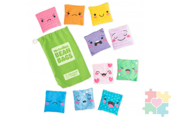 Развивающая игрушка "Подушечки.Изучаем цвета и эмоции" (10 элементов)