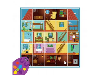 Комплект тематических полей "Строим маршруты с РобоМышью" (5 элементов)