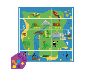 Комплект тематических полей "Строим маршруты с РобоМышью" (5 элементов)