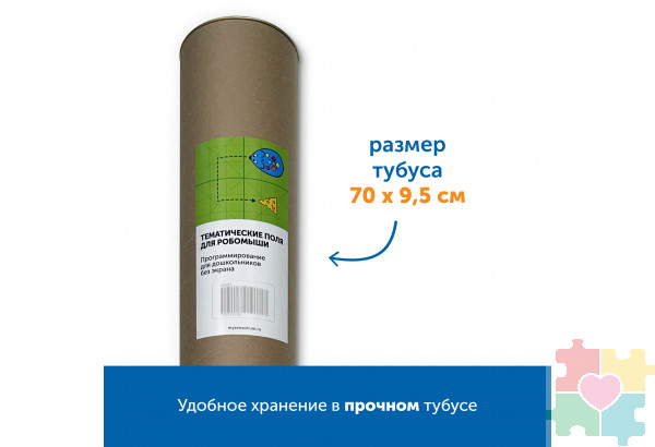 Комплект тематических полей "Строим маршруты с РобоМышью" (5 элементов)