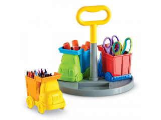 Подставка для канцелярских принадлежностей "Умный органайзер. Грузовики" (4 элемента)